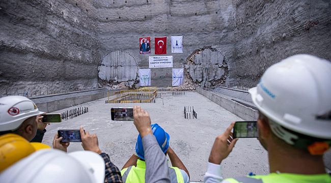 Buca Metrosu'nda tarihi gün