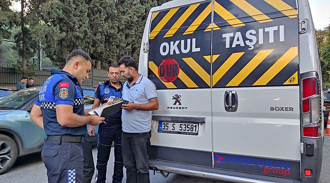 İzmir Büyükşehir Belediyesi'nden servis araçlarına sıkı denetim