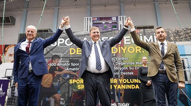 İzmir Büyükşehir'den amatör spor kulüplerine 22 milyon liralık can suyu