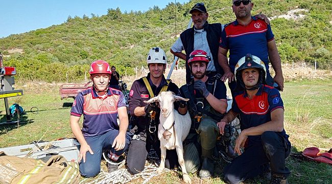 İzmir İtfaiyesi'nden yürekleri ısıtan kurtarma operasyonu