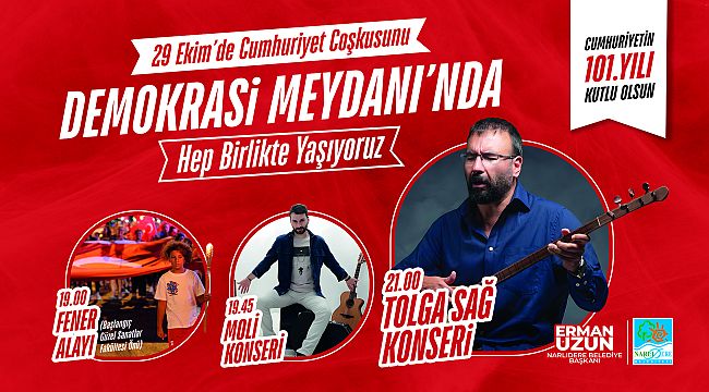 Narlıdere'de Cumhuriyet Bayramı coşkuyla kutlanacak