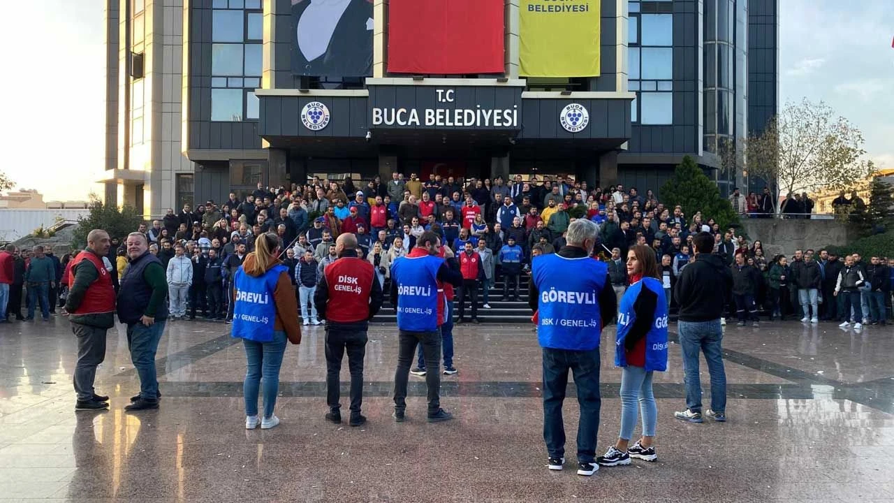 Buca Belediyesi'nde grev başladı