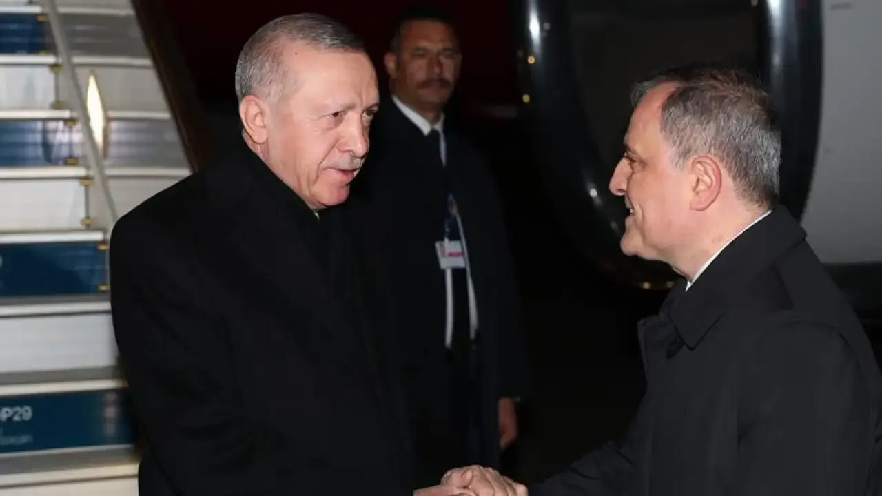 Cumhurbaşkanı Erdoğan Azerbaycan'da