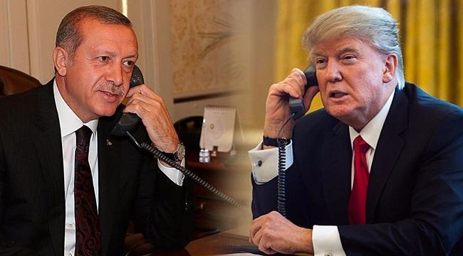 Cumhurbaşkanı Erdoğan, Trump ile telefonda görüştü