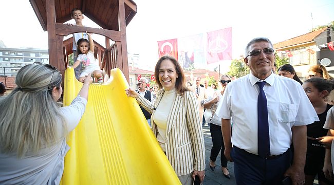 Karşıyaka Belediyesi 1 ayda 100'den fazla parkı bakıma aldı