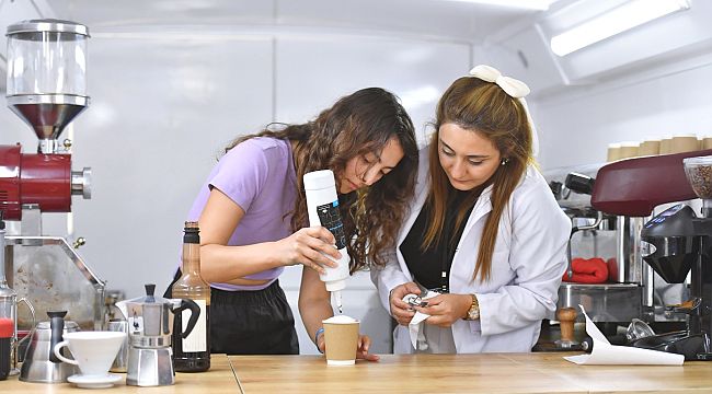 "Mobil Barista" otobüsünün yeni rotası gençlik merkezleri