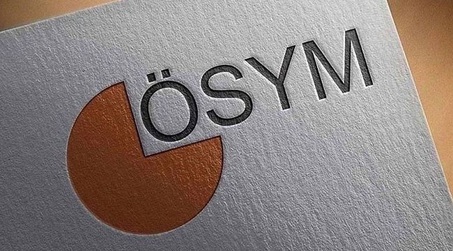 ÖSYM 2025 yılı sınav takvimini açıkladı