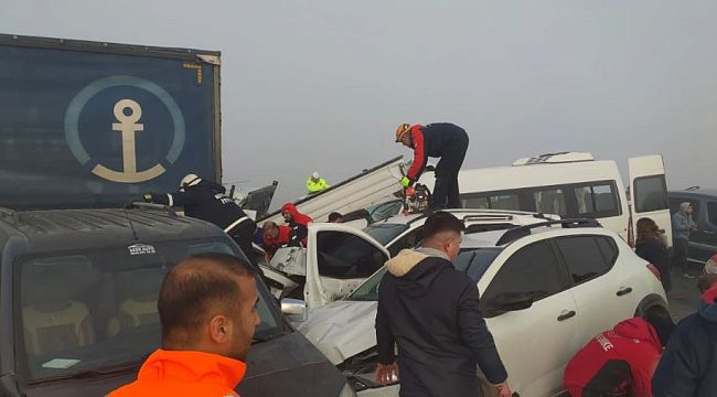 Van'da zincirleme trafik kazası