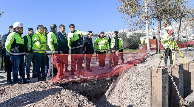 Başkan Tugay çalışmaları inceledi