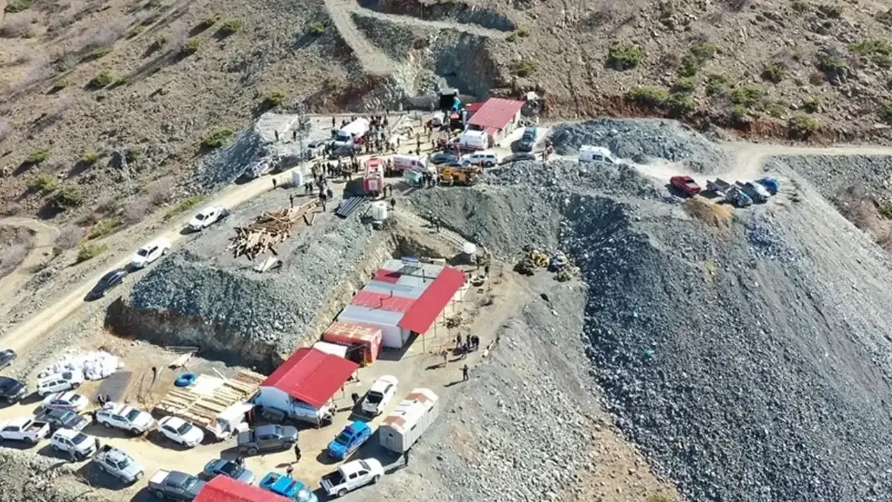 Elazığ'da maden ocağında göçük