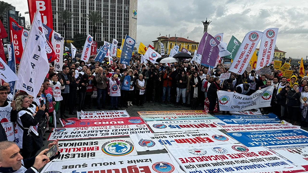 Kamu emekçileri sokağa indi