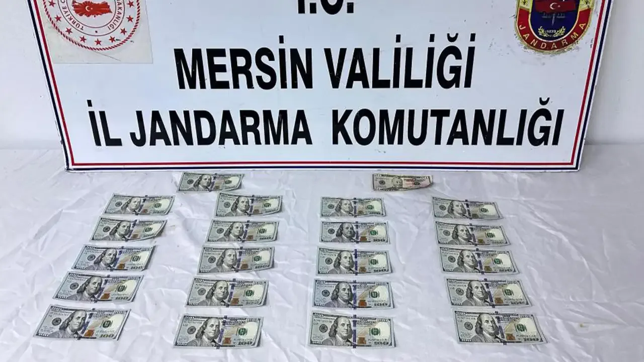 Mersin'de sahte dolarlar ele geçirildi