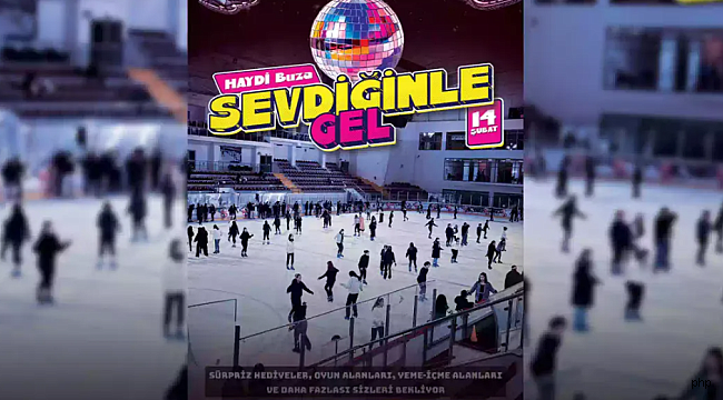 Buz Sporları Salonu Sevgililer Günü'ne hazırlanıyor