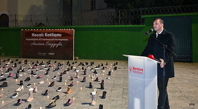 Hocalı'da katledilenler Bornova'da anıldı