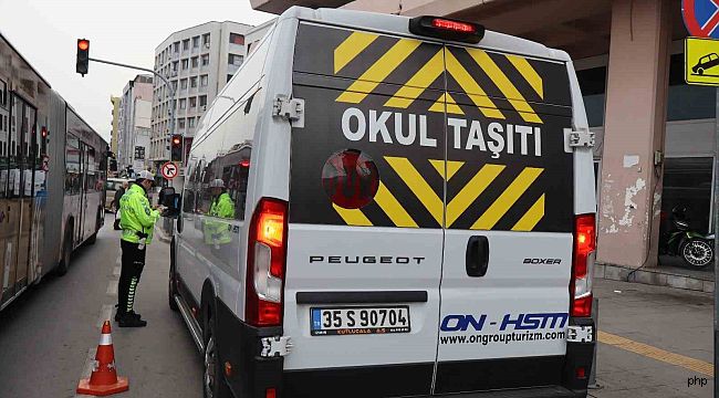 İzmir'de okul servislerine sıkı denetim