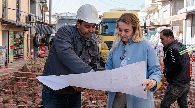 Konak'ta doğalgaz çalışmaları hız kazandı