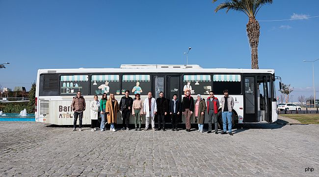 Konak'ta Mobil Barista Kursu mezunlarını verdi