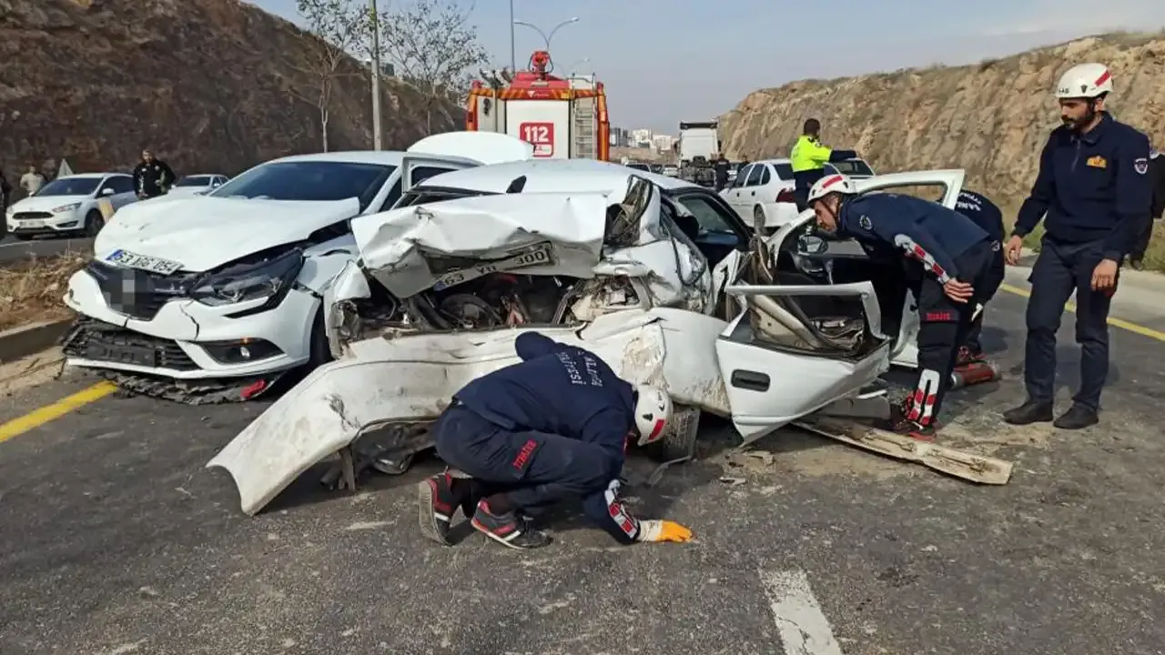 Şanlıurfa'da zincirleme trafik kazası: 6 yaralı