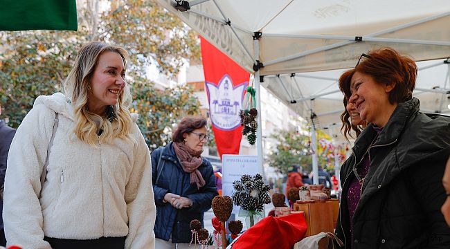 Konak'ta Kadınlar Günü dayanışması