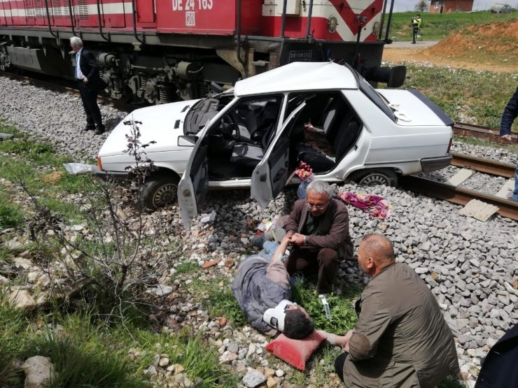 Uşak’ta tren kazası: 2 ağır yaralı