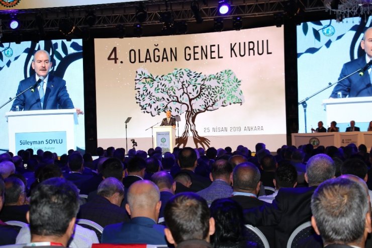 Bakan Soylu: "Türkiye her yıl 1 milyar 400 milyon ton verimli toprağını erozyonla kaybetmektedir"